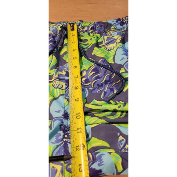 Vineyard Vines Performance Neon Floral Tropical Hawaiian Swim Shorts Size Large - Picture 10 of 13